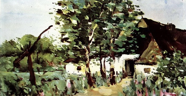 Paesaggio con case